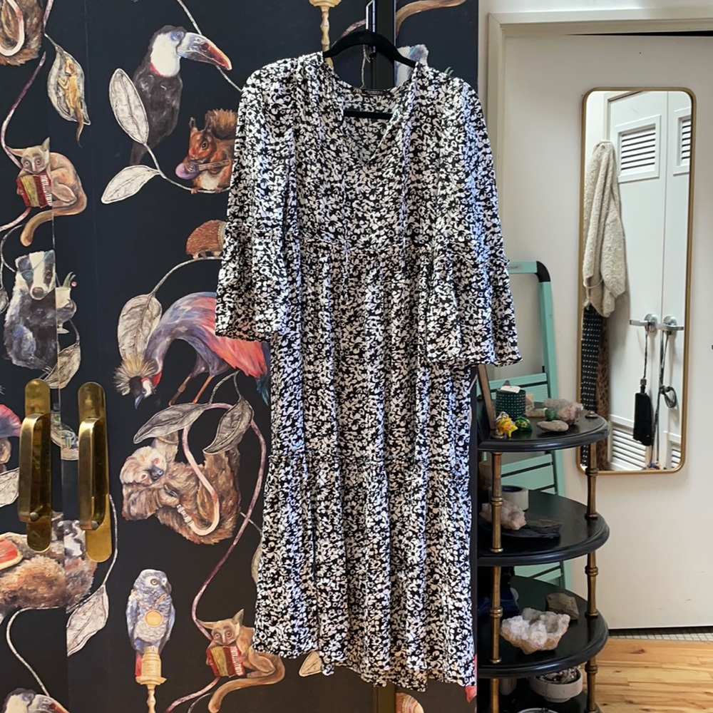 Zara Floral MIDI Dress